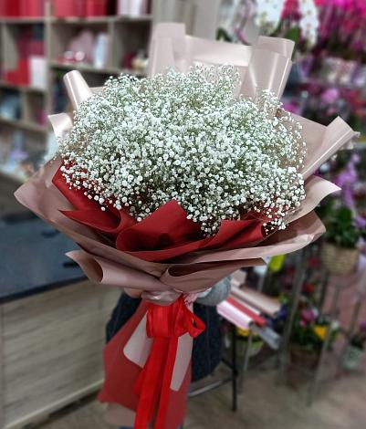 Букет цветов из: Гипсофила в Ногликах