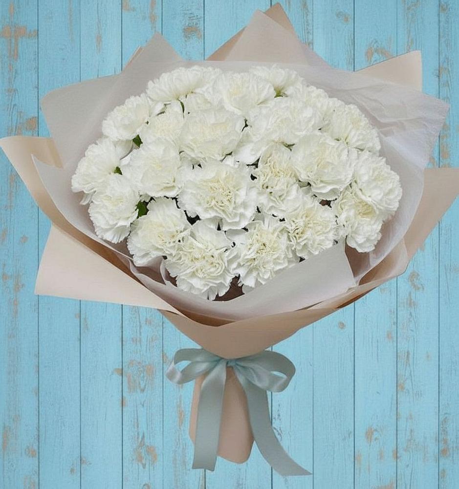 Букет цветов из: Гвоздики в Ногликах