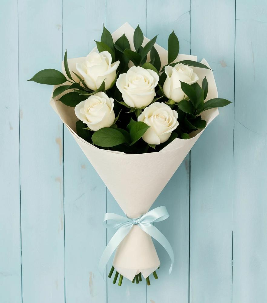 Букет цветов из: Розы в Ногликах