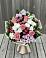 Букет цветов из: Альстромерии, Гвоздики, Розы и Хризантемы в Ногликах