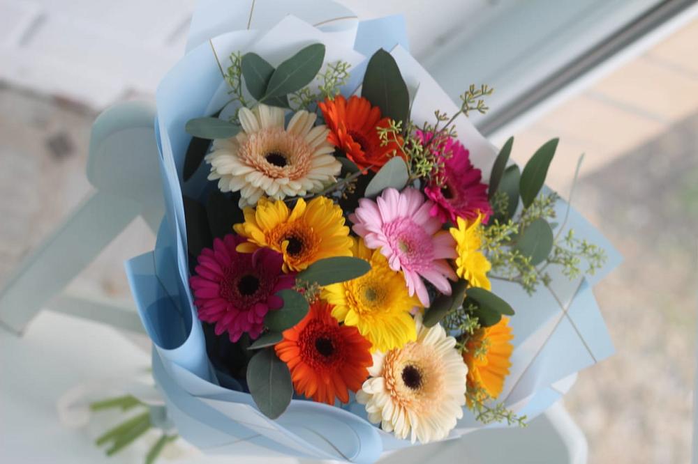 Букет цветов из: Герберы в Ногликах