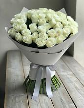 Букет 35 Белых роз #REPLACE_PRED# Ногликах