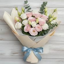 Букет цветов из:  Лизиантусы в Ногликах