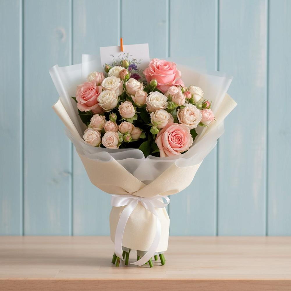 Букет цветов из: Розы в Ногликах