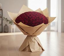 Букет 101 Красная роза в Ногликах