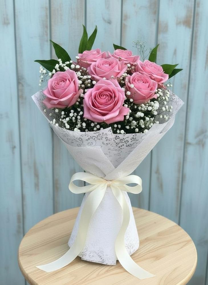 Букет цветов из: Розы в Ногликах