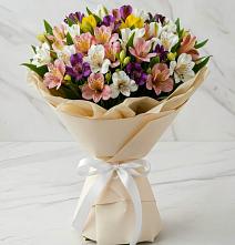 Букет цветов из:  Альстромерии #REPLACE_PRED# Ногликах