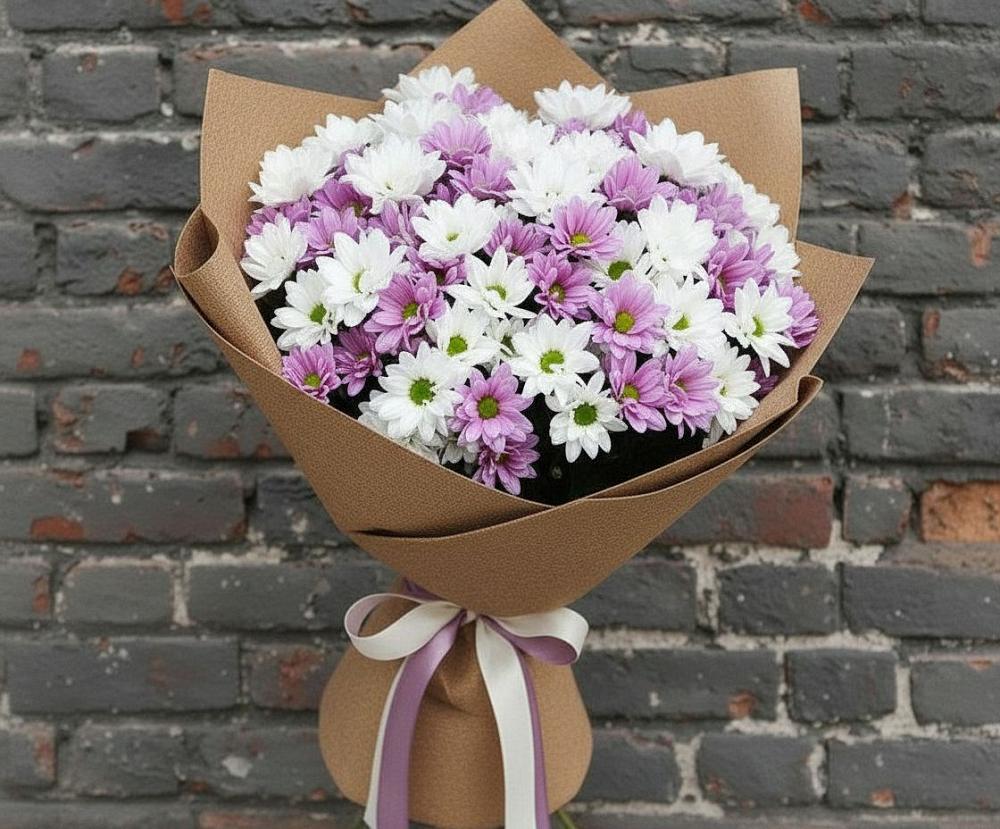 Букет цветов из: Хризантемы в Ногликах