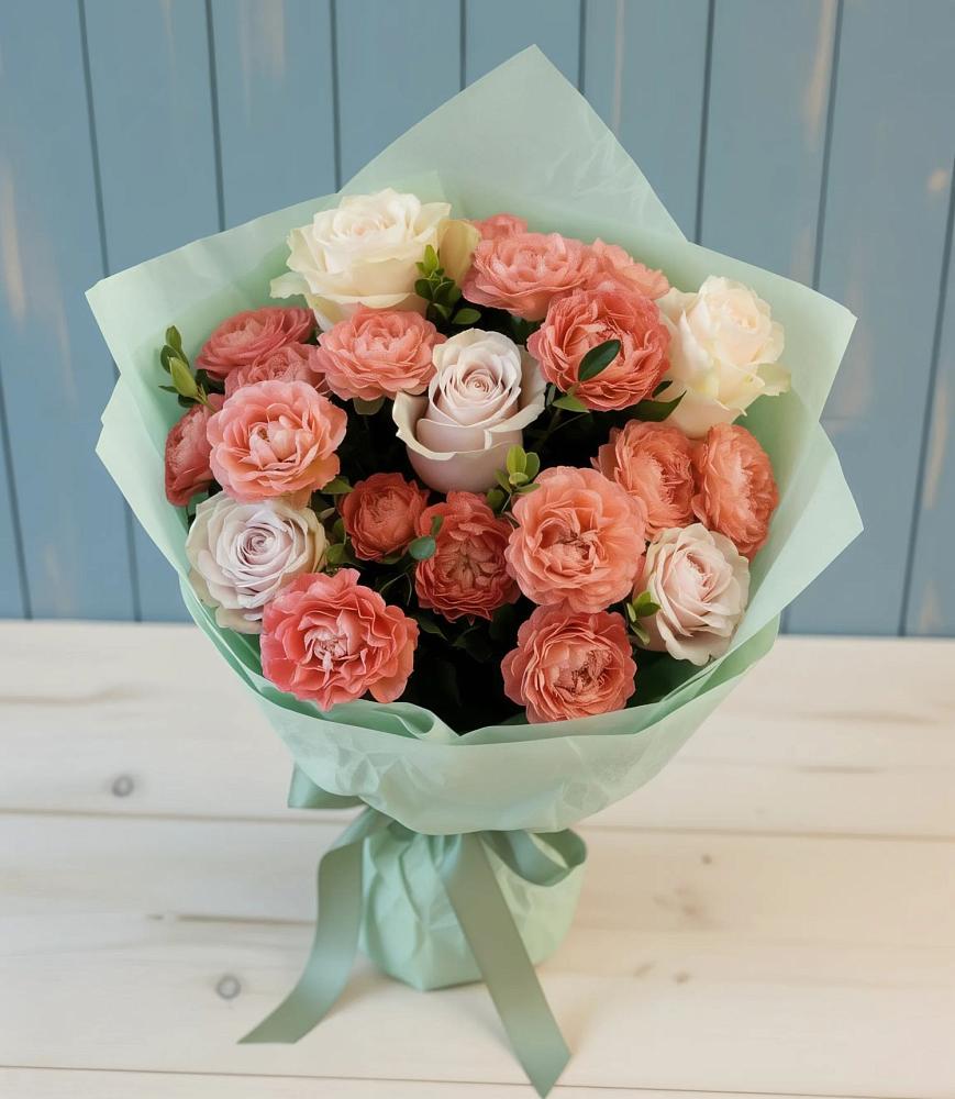 Букет цветов из: Розы в Ногликах