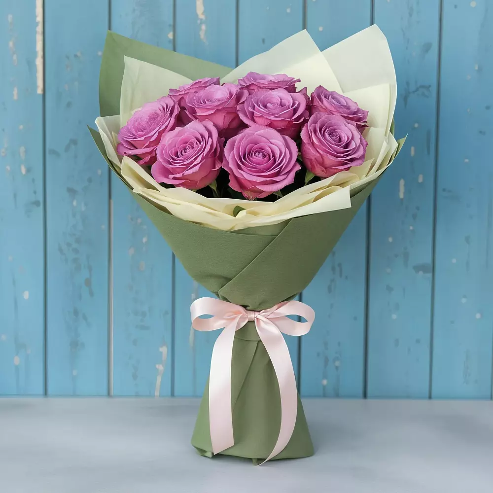 Букет Розы Фёрст Леди в Ногликах