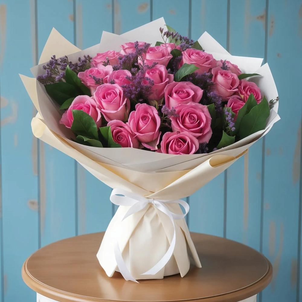 Букет цветов из: Розы в Ногликах