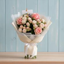 Букет цветов из:  Розы в Ногликах